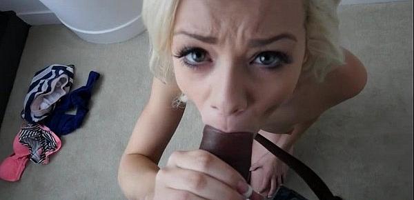 Tight blonde teen Elsa Jean fucked hard by big fat cock